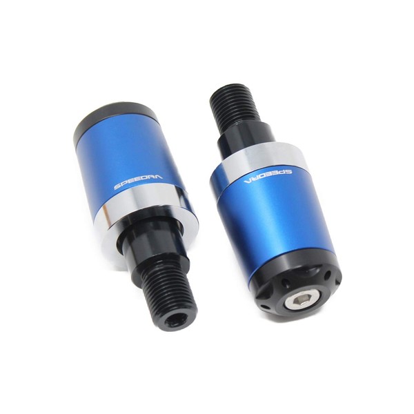SSK YZF-R125 Heavyweight Handlebar End Slider, Color: Matte Blue Yamaha