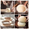Sourdough Bread Baking Supplies, 2 Pack Banneton Bread Proofing Basket