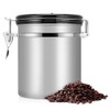 1.5L 304 Stainless Steel Airtight Coffee Beans Container Storage Canister