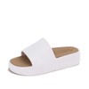 Yellow Box Women's Torrey Flatform Sandal, White, Size 8 US