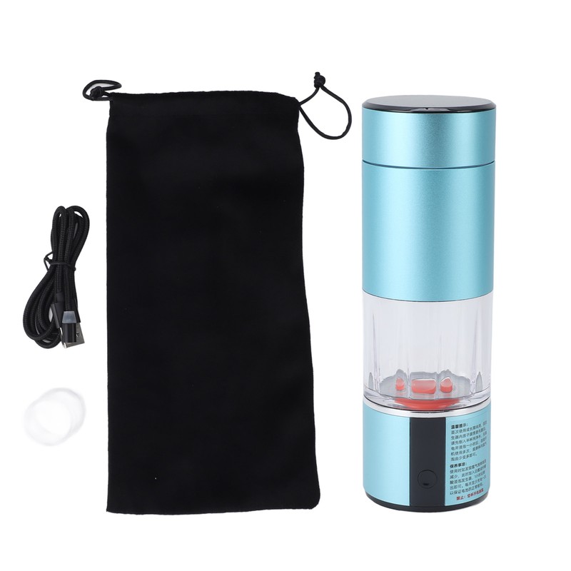 Hydrogen Water Bottle 230ml 6000ppb Magnetic Charging Electrolysis Nano Hydrogen
