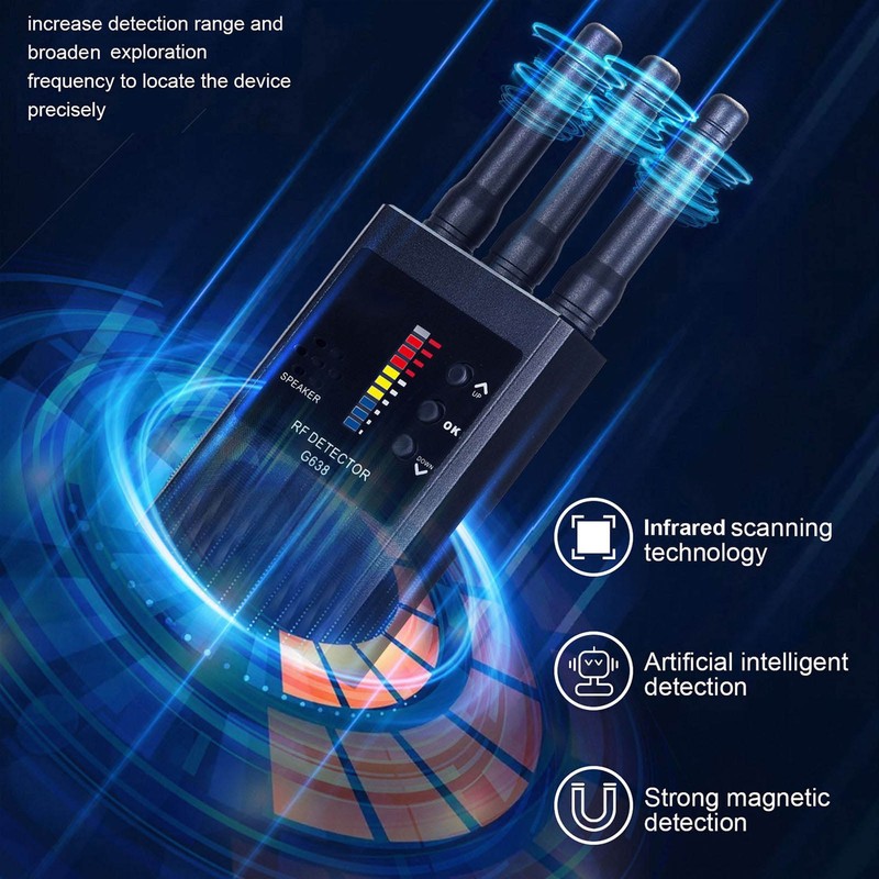 Bug Detector Wireless Signal Camera Finder RF Scanner Tool for