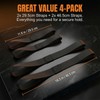 GWEOR Pack of 4 Straps with Buckle, Adjustable Tie Down