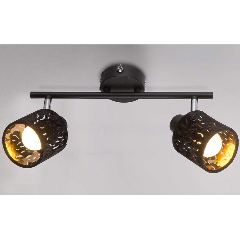 Globo Spotlight Metal Troy, Black