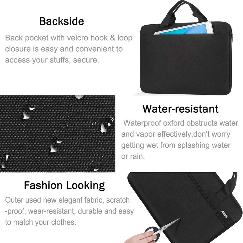 Voova Laptop Bag 13-14 Inch, 360° Protective Laptop Case Sleeve