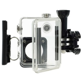 vhbw Underwater Case Compatible with GoPro Hero 3, 3+, 4 ActionCam - Waterproof Case for Underwater Recording