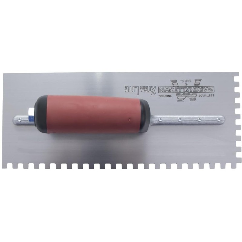 Marshalltown Notched Trowel 1/4" Durasoft Han