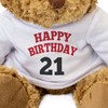 NEW - HAPPY BIRTHDAY 21 - Teddy Bear - Cute