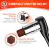 BLACKROBOT 1/2 inch Hex Bit Socket, 1/2 Inch Drive 1/2