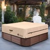 UCEDER Waterproof Hot Tub Cover -Outdoor Spa Cover Cap(Actual Size
