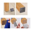 uxcell 24pcs Furniture Pads Square 3/4" Self-stick Non-slip Anti-scratch Felt