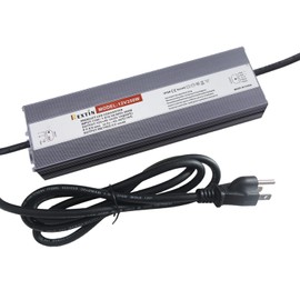 Rextin DC 12V 350W 29A Power Supply Outdoor Constant Voltage Transformer IP67 Waterproof Aluminum Alloy Shell for LED Lighting Strip Module Accessories