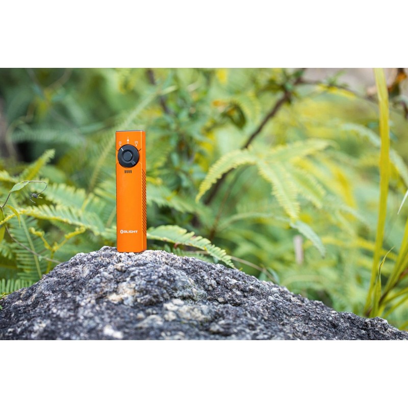 Olight Arkfeld Pro Orange CW Amercian Flag, LED Light/UV/Green Beam,