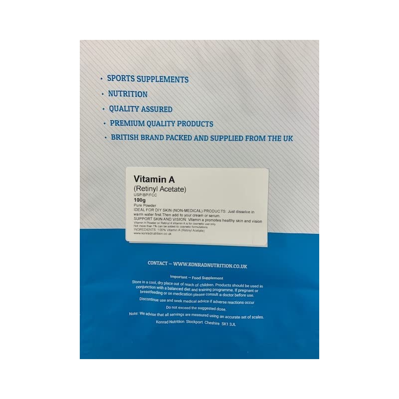 Vitamin A (Retinyl Acetate) (100g) Retinol