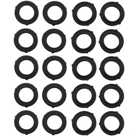 Longdex Garden Hose Washers 20PCS Flat Rubber Seal Gasket for Garden Shower Hose Water Faucet Spray
