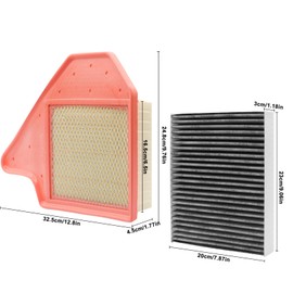 BX-Good Cabin Engine Air Filter for Dodge Grand Caravan 3.6L V6 2020 2019 2018 2017 2016 2015 2014 2013 2012 2011