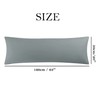 PiccoCasa Body Pillow Cover Envelope Microfiber Solid Nordic Long Pillowcase