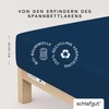Schlafgut Casual Fitted Sheet, 90 x 190 cm to 100