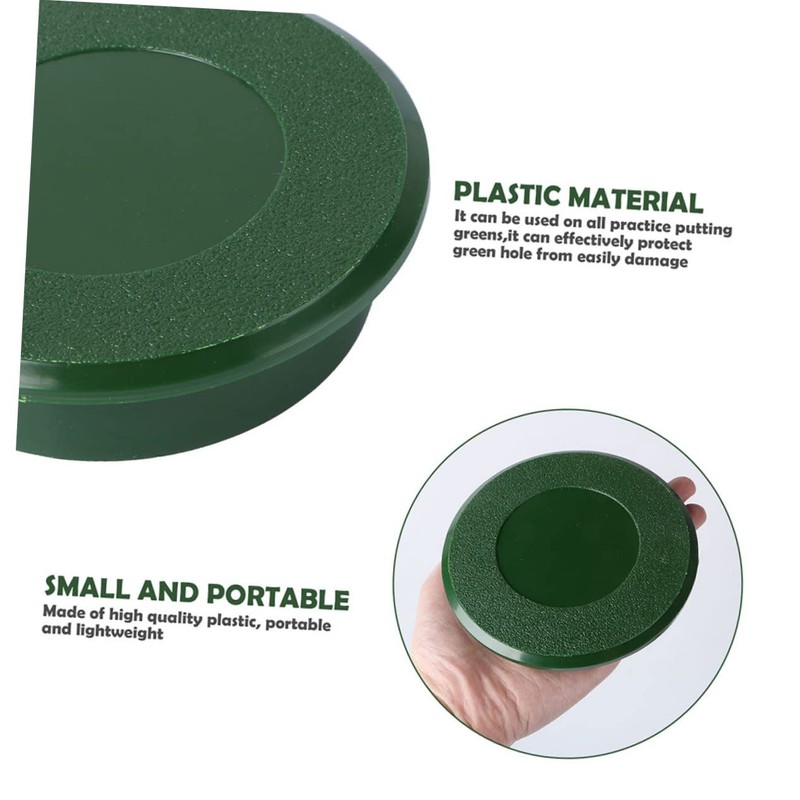 Mikinona 2pcs Golfing Putting Cup Cover for Training Durable Lightweight