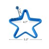WHTCHSU Silicone Star shape Pancake/Egg Rings, 1 Pieces, Blue