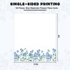 FYSUIMU 100Pcs Spring Floral Place Card 2 x 3.5 Inch