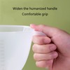 RYUJNDK Eggs Beating Bowl Mixing Cup with Handle Clear Measuring