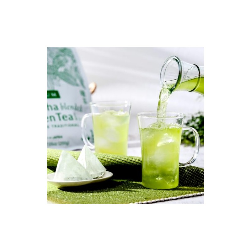Organic Matcha Blended Japanese Green Tea Bags - 100 Count
