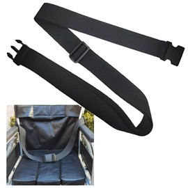Wheelchair Seatbelt,Anti-Slip and Anti-Fall Safety Strap Fixation Belt,for Chair,Bed Restraint-Patients Care-Falling Out Prevention-for The Elderly,Pregnant,Paralyzed Seat Belt (Black)