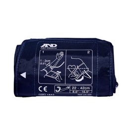 A&D Medical Replacement Blood Pressure Cuff(UA-420A)-Wide Range(22-42 cm/8.6-16.5"), ISO-Compliant Connector for UA-611/UA-651CN/UA-651CNBLE/UA-767FAM