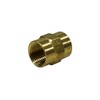 1/2" NPT, Industrial Solid Brass Threaded Female Equal Union Coupling