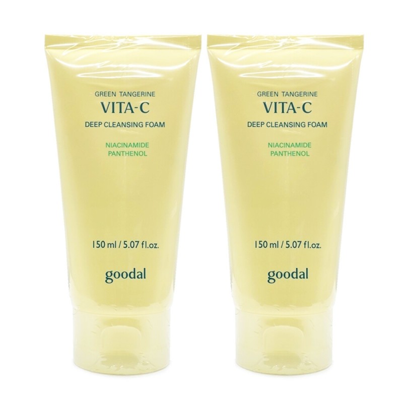 Goodal Green Tangerine Vita C Cleansing Foam 150ml x2ea /