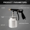 RRJ Air Undercoating Spray Gun w/ Suction Cup,22" Wand Nozzle,Gauge,S