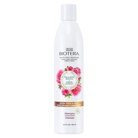 Biotera Ultra Thick & Full Volumizing Shampoo for Fine, Limp Hair - Adds Volume & Fullness with Coconut & Coffee Extract, Enhances Shine & Softness, S