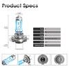 TECTICO H7 Headlight Bulbs 12V 55W Warm White +130% Ultra