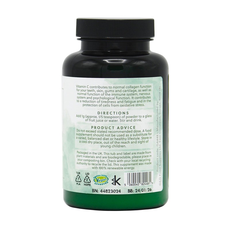 Vitamin C Powder | Pure Vitamin C Powder Supplement |