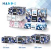 Hand-E Touch Black Nitrile Disposable Gloves Large, 50 Count -