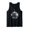 Retro Mirror Ball Disco Design Tank Top