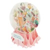 Up With Paper Pop Up Snow Gloves Greetings Garden Bouquet