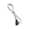 CableMod ModFlex Sleeved Right Angle SATA 3 Cable (White, 60cm)