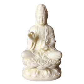 oarehol Quan Yin Statue,Godness of Mercy Kwan Yin Statue Home Office Zen Decor,Female Buddha Statue Guan Yin Statue Feng Shui Decoration