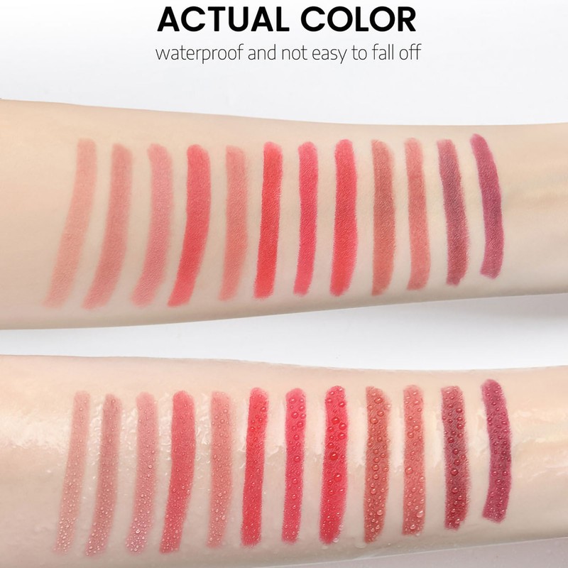 6 Colors Matte Crayon Lipstick Lipstick Makeup Lipstick Set Waterproof