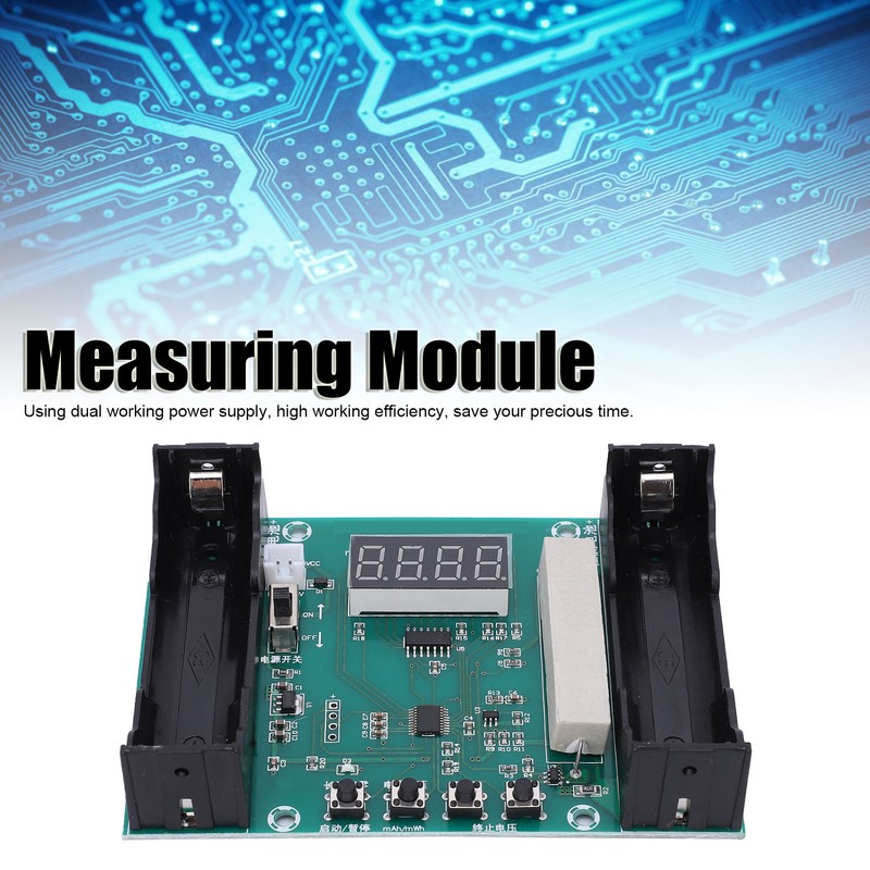 Battery Capacity Meter Discharge Tester 18650 Lithium Battery Messuring Module