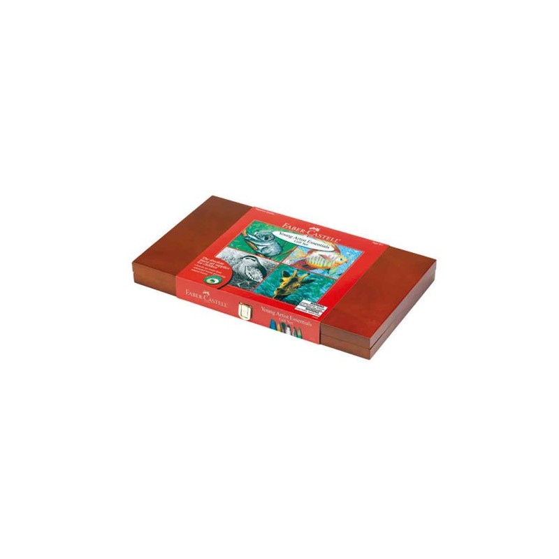 Faber-Castell Young Artist Essentials Gift Set - 64-Piece Premium Quality