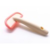 Small Pink Rubber Slicker Brush for Dogs Cat Rabbit