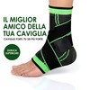 Cavigliera Sportiva a Compressione Graduata con Fasce Elastiche Regolabili –
