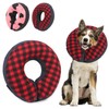 Wsetyy Inflatable Dog Collar for After Surgery (B, M)