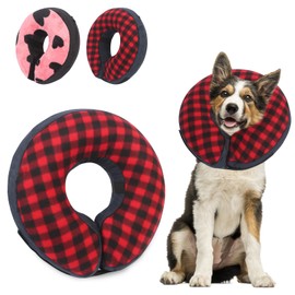 Wsetyy Inflatable Dog Collar for After Surgery (B, M)
