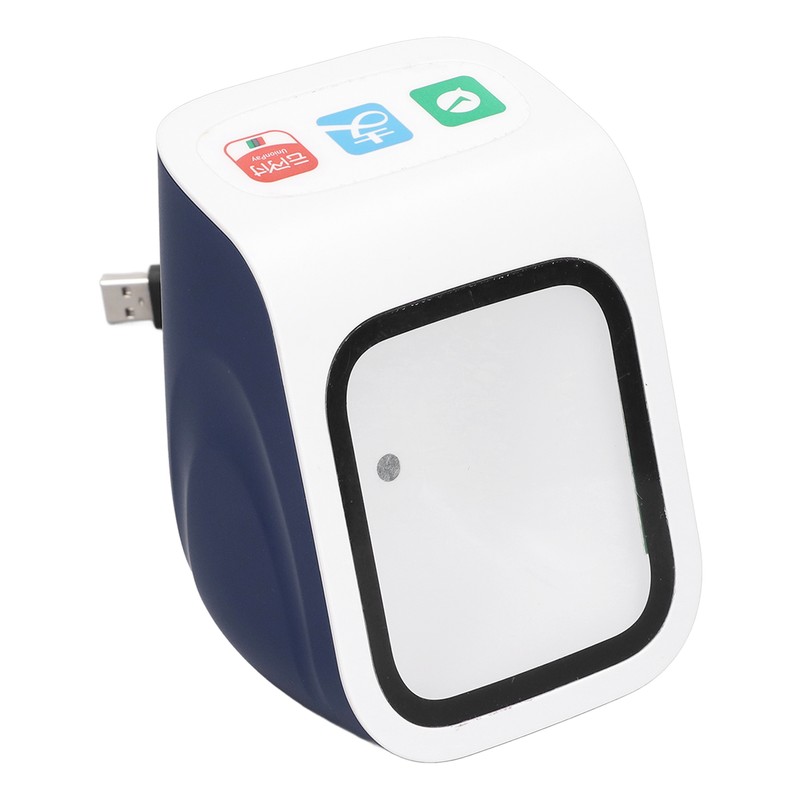 Desktop Barcode Scanner Voice Prompts Large Window QR Barcode Scanner