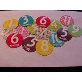 Unbranded Pre Cut One Inch Bottle Cap one month to twelve months Free Shipping - photo, 25 images
