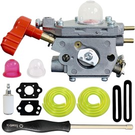 Ruixing OEM 753-06288 Carburetor for Troy Bilt TB35EC TB430 TB2MB TB225 TB2040XP TB2044XP Craftsman WS215 316711190 25cc 27cc 2-cycle MTD String Trimmer Leaf Blower Murray M2560 MS2550 MS2560 Engine